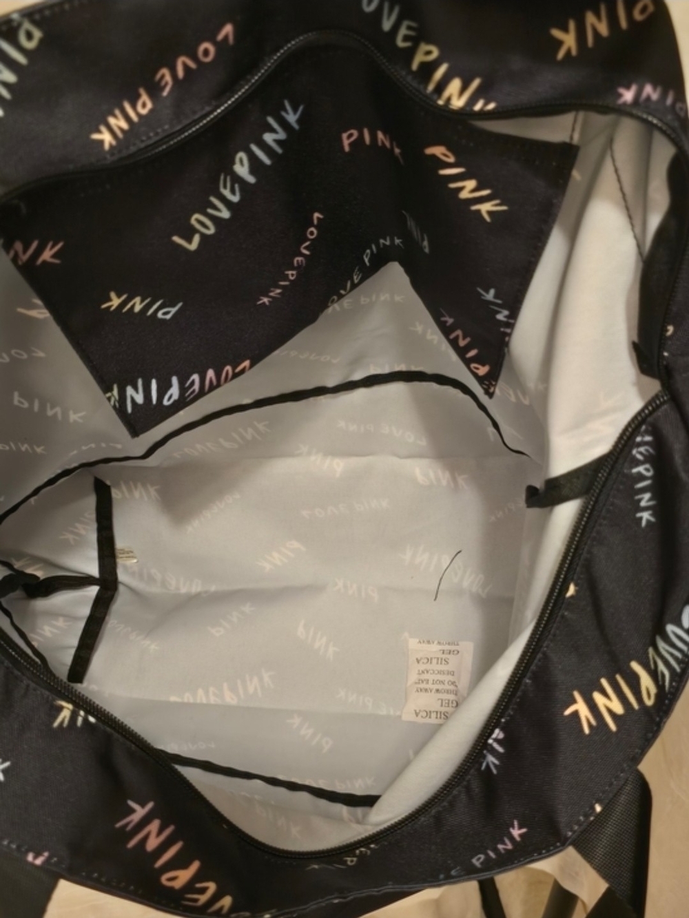 (2 For $30) Victoria's Secret Black Weekender Bag